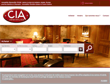 Tablet Screenshot of cia-immobilier.com